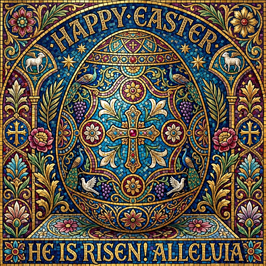 Artistic Mosaic Easter Egg preview