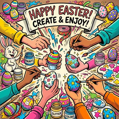 Comic Egg Decorating preview