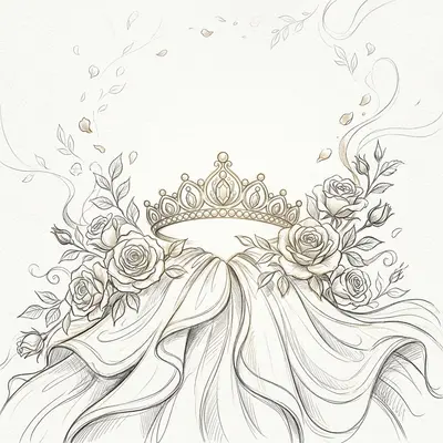 Quinceañera Soft Sketch Card preview