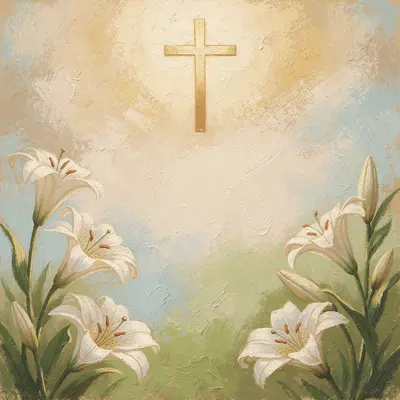 Easter Lily Cross preview