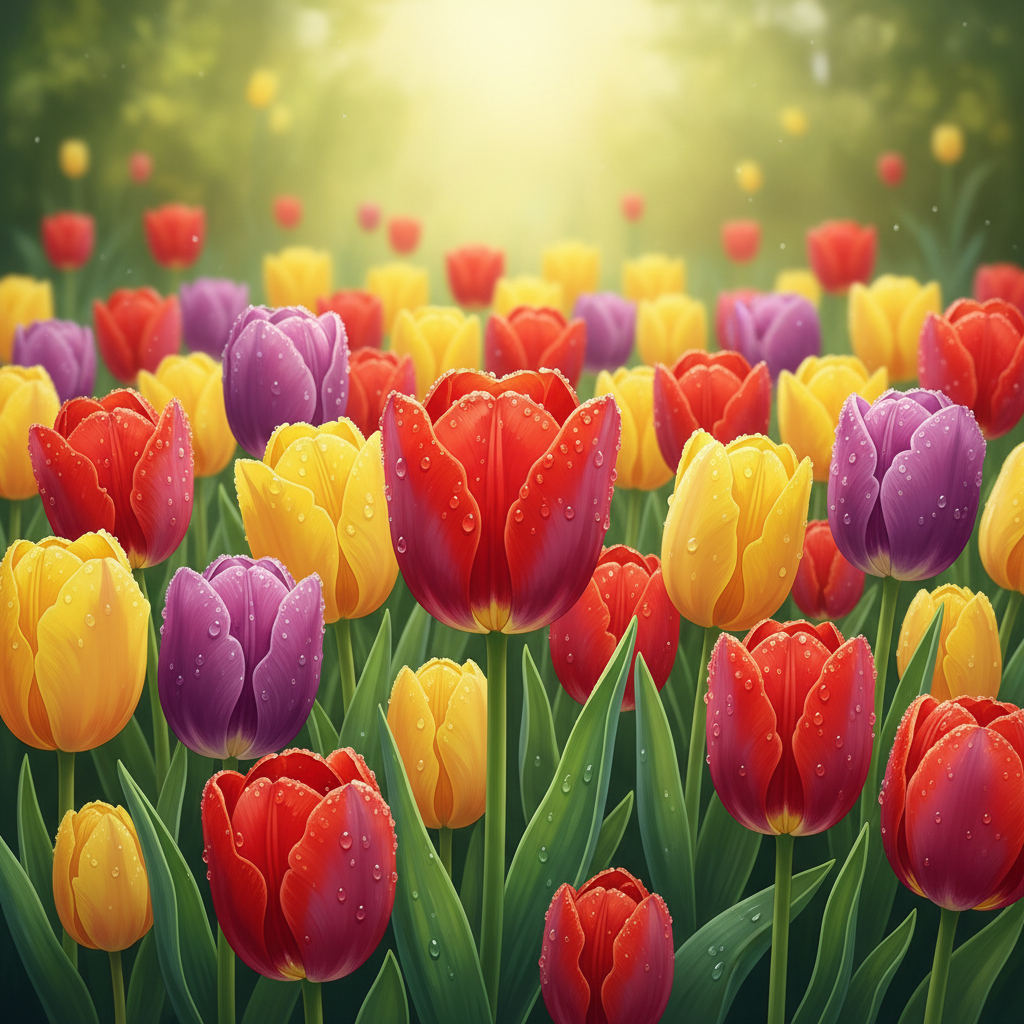 Spring Tulip Row preview