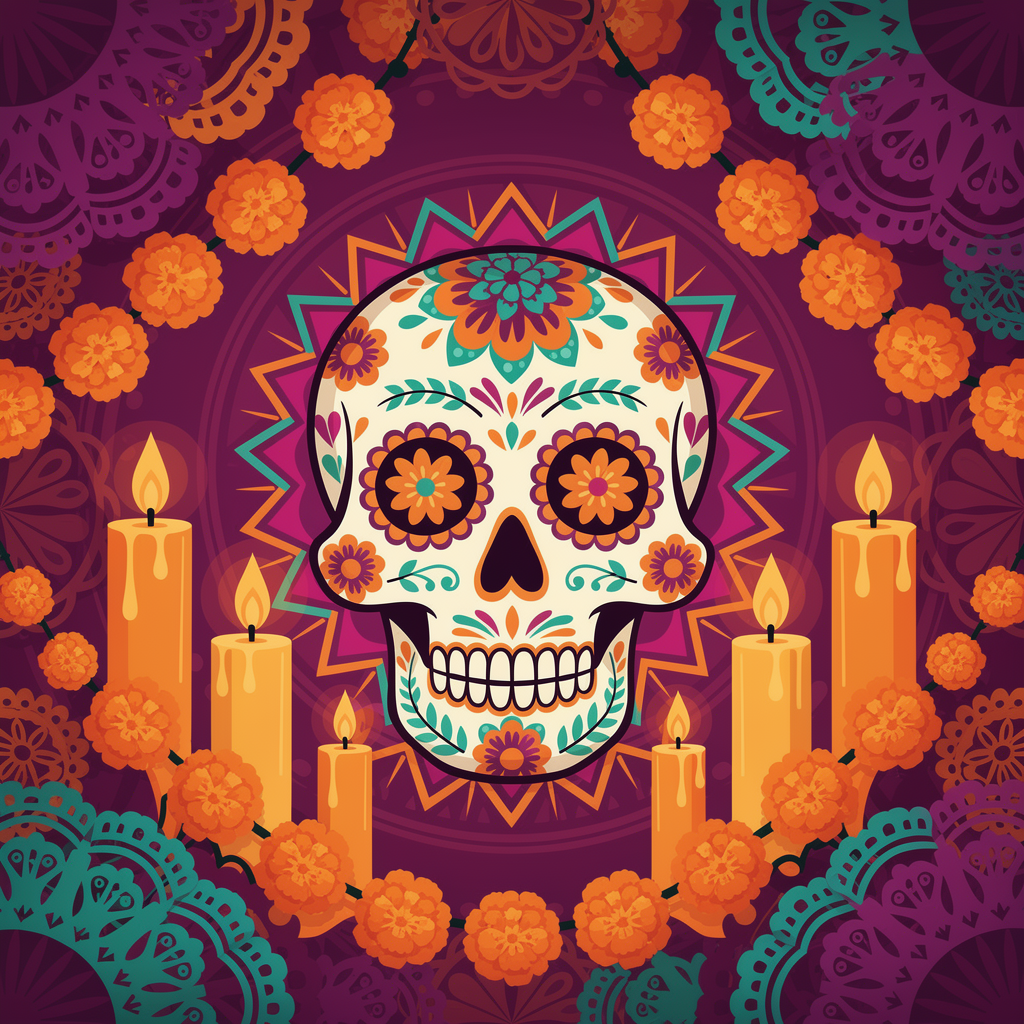 Day of Dead Sugar Skulls preview
