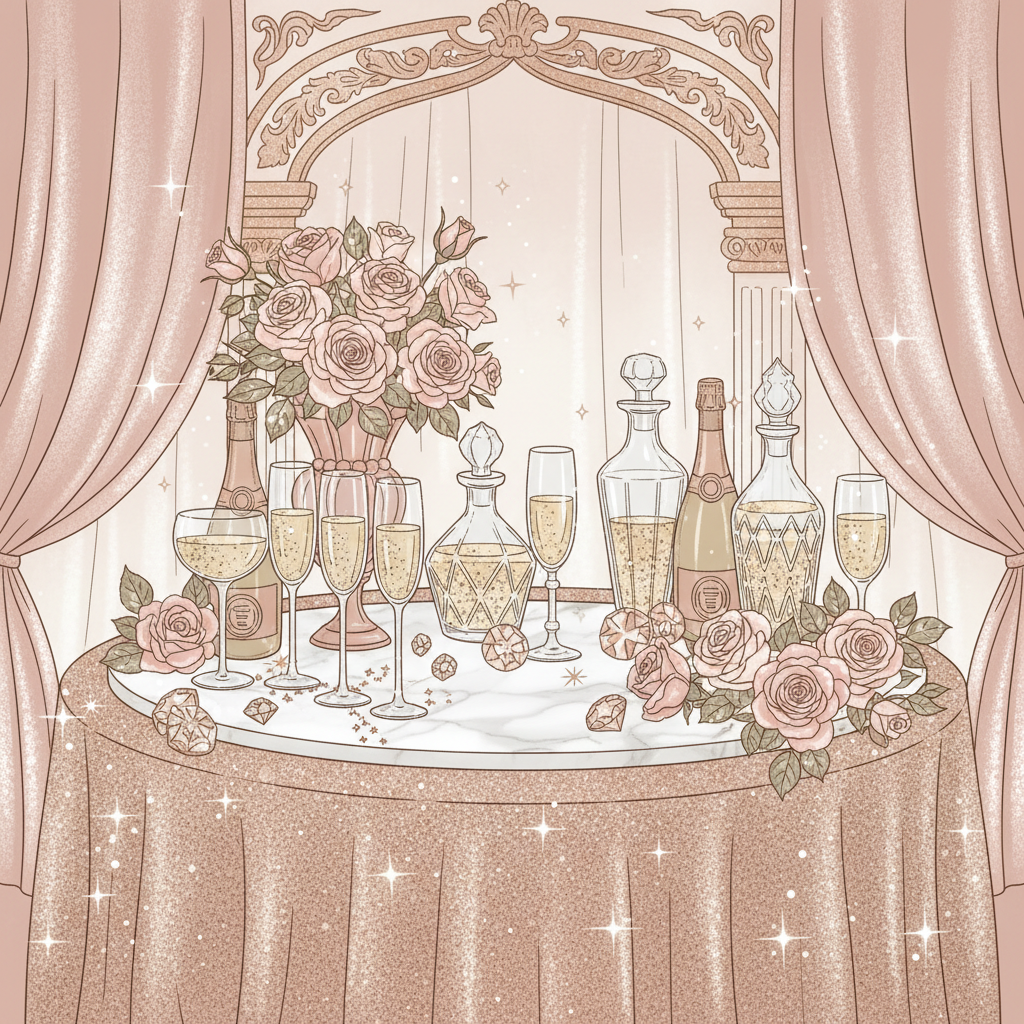 Rose Gold Glam Bridal preview