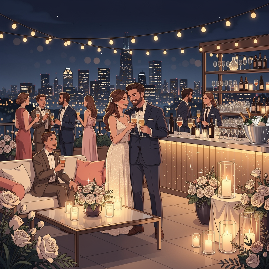 Rooftop Engagement Night preview