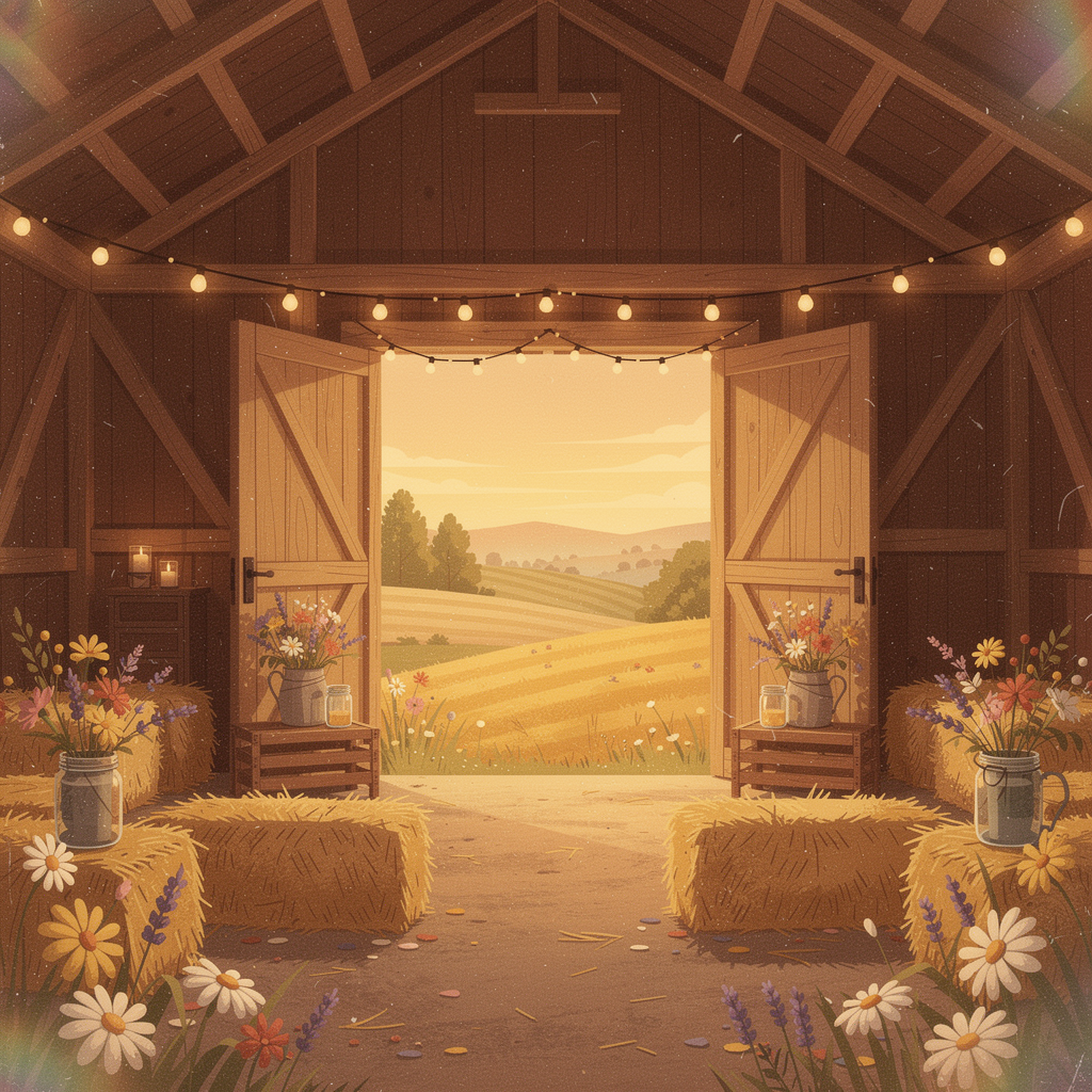 Rustic Barn Engagement preview