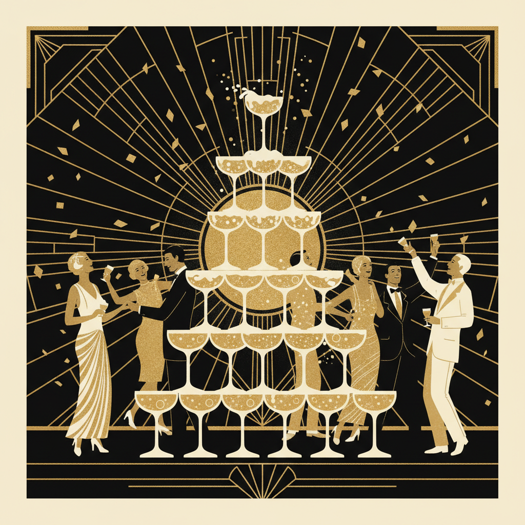 Art Deco Engagement Gala preview