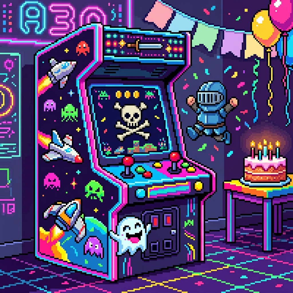 Retro Arcade Birthday preview
