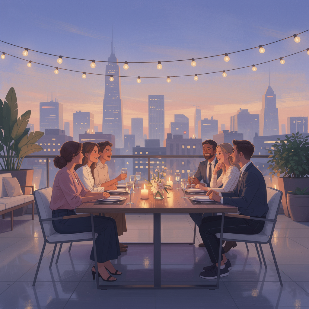 Rooftop Dinner Party preview