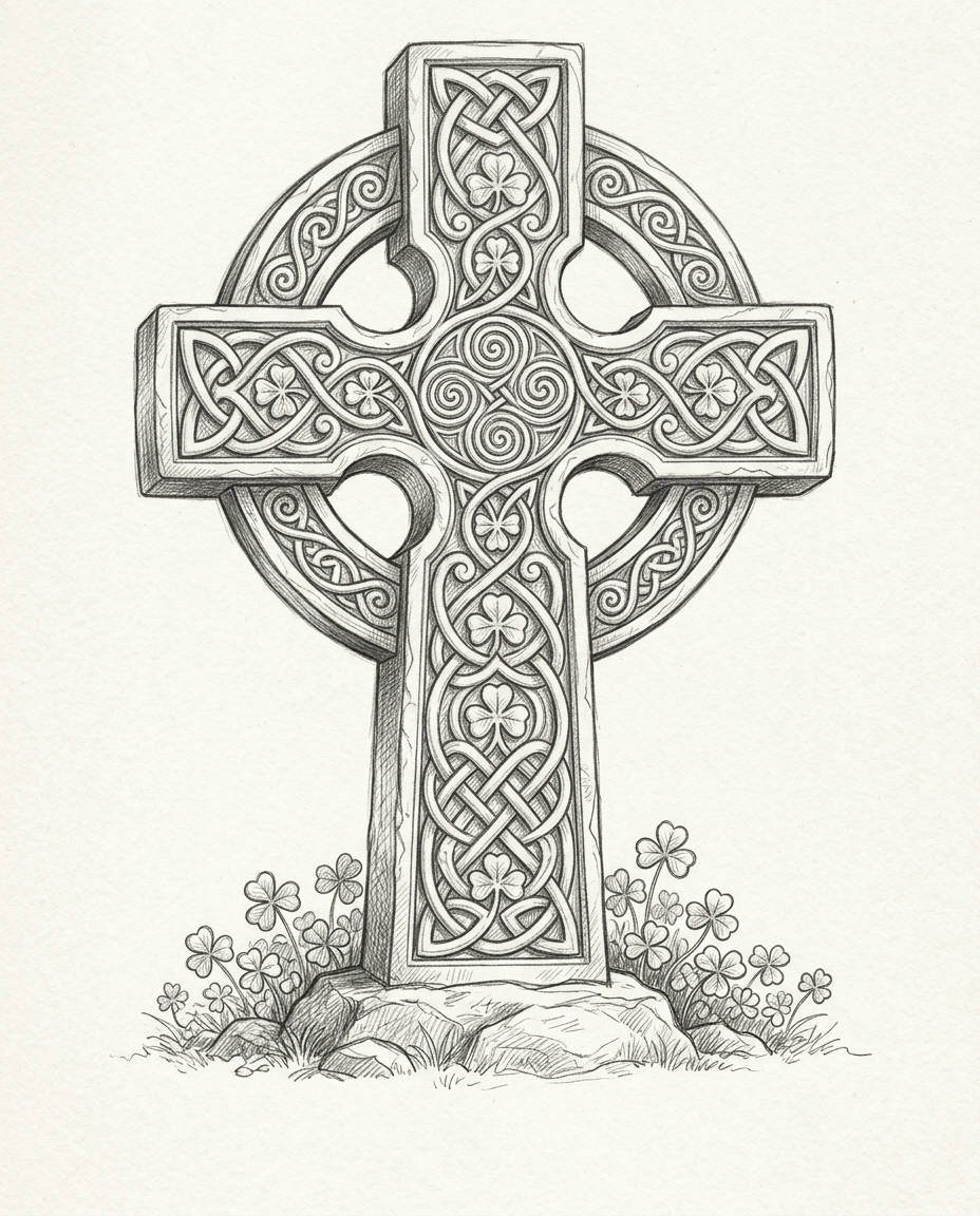 Celtic Cross Art Print preview