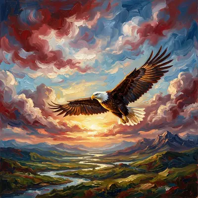 Patriotic Oil Painting preview