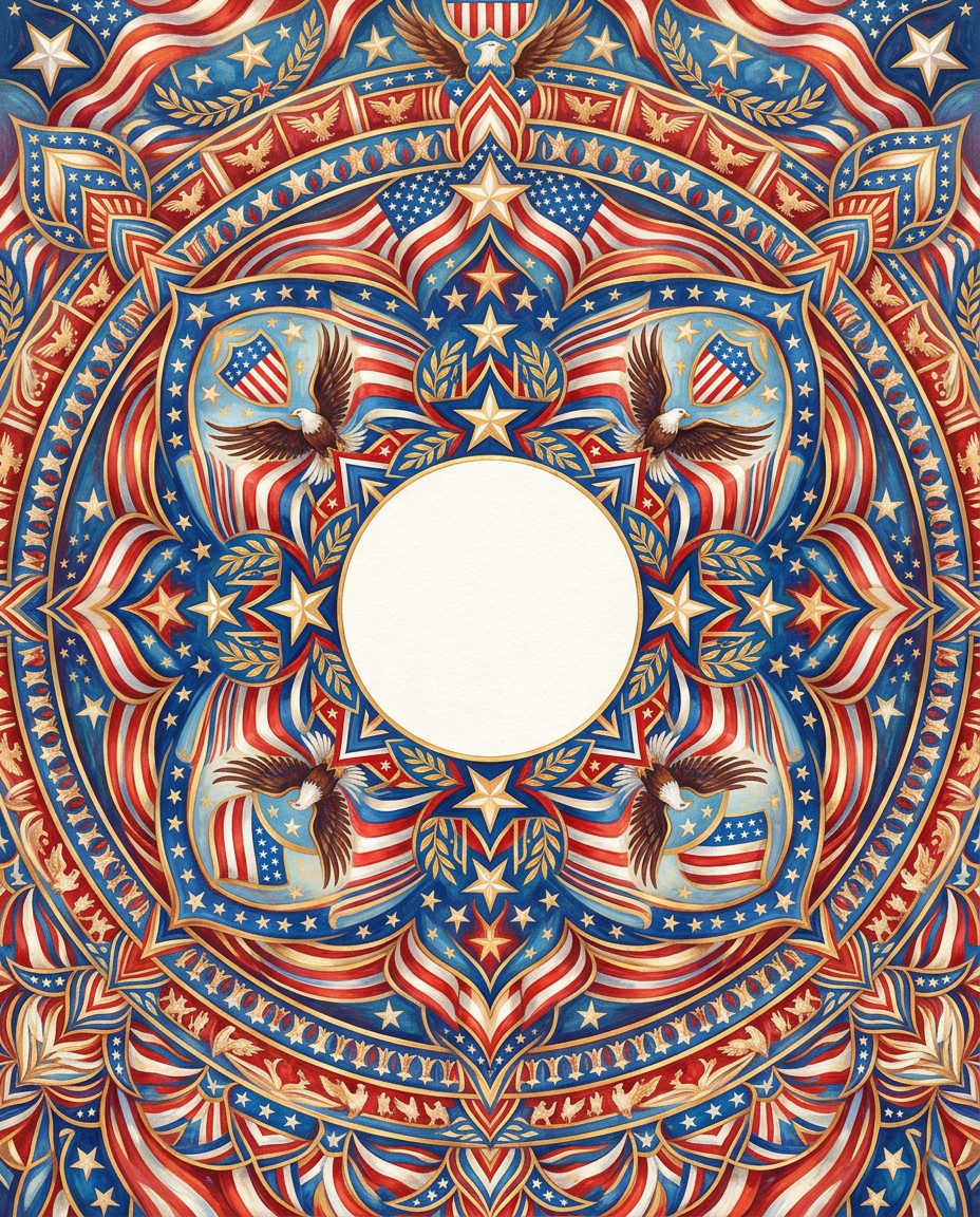 Patriotic Mandala preview