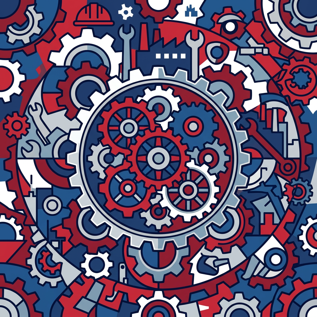 Vector Gears of Progress preview