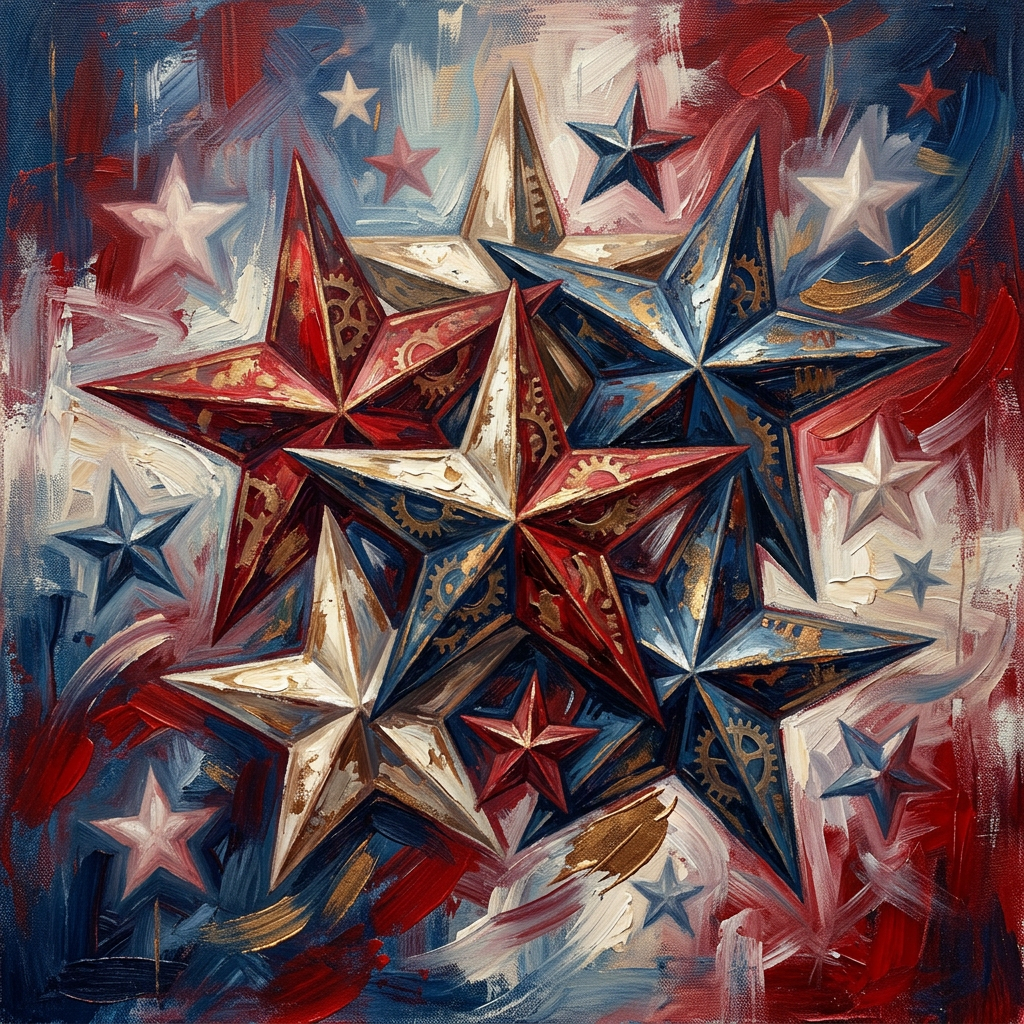 Patriotic Stars Labor Day preview