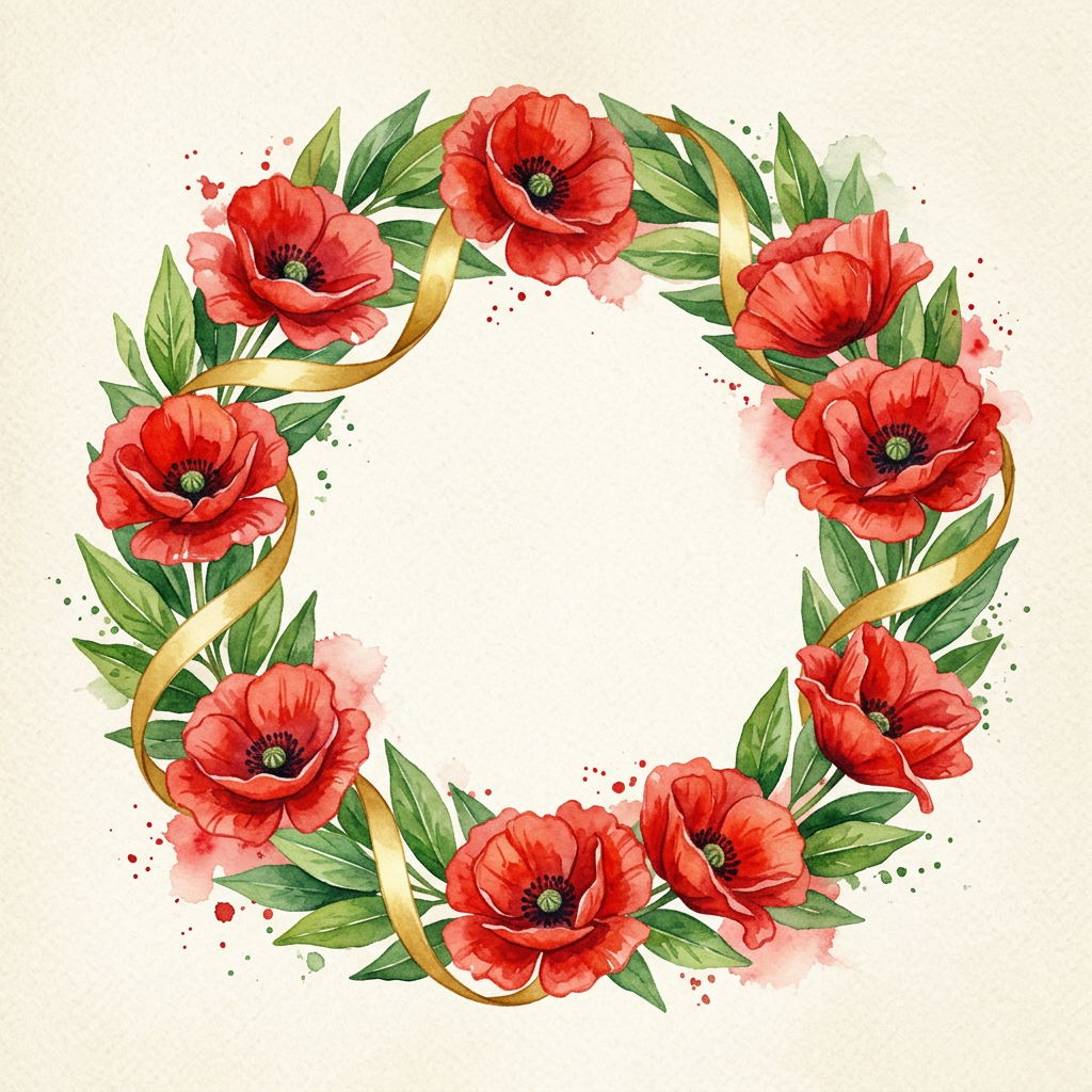 Memorial Poppy Wreath preview
