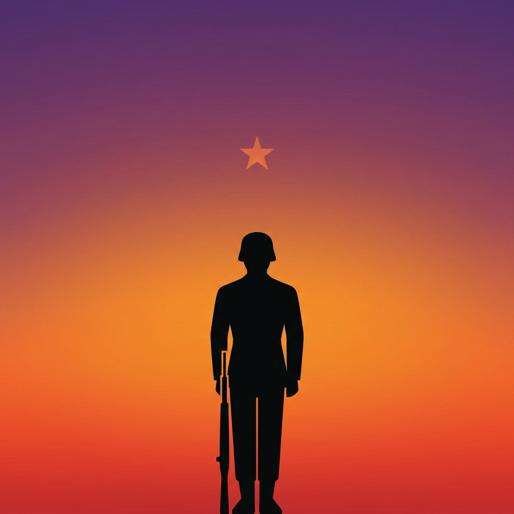 Memorial Day Soldier Silhouette preview