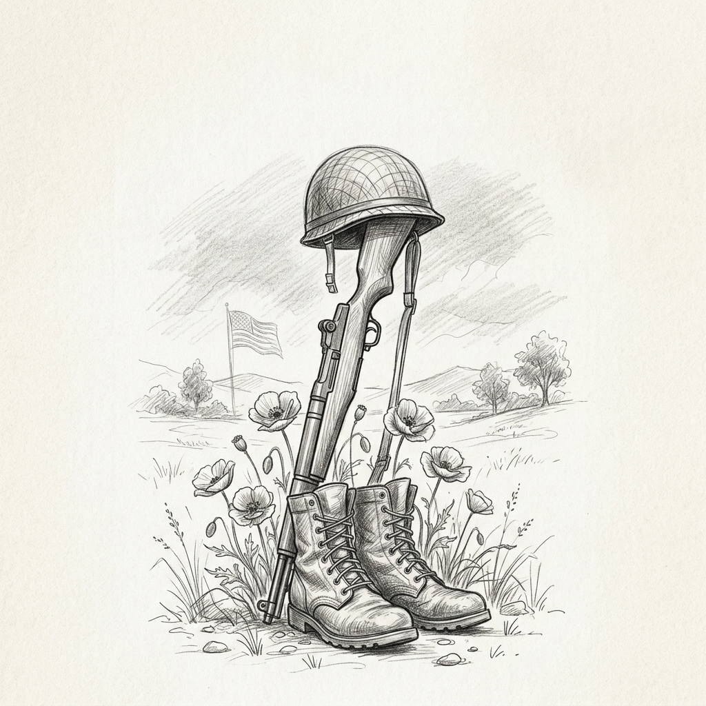 Memorial Day Sketch Tribute preview