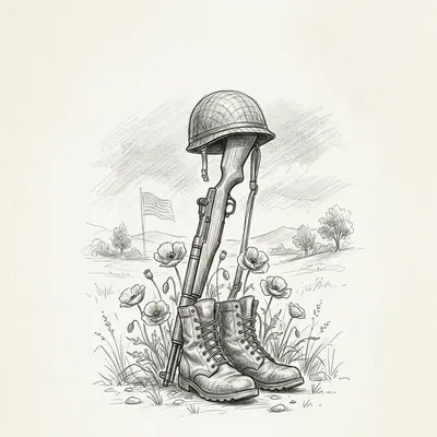 Memorial Day Sketch Tribute preview