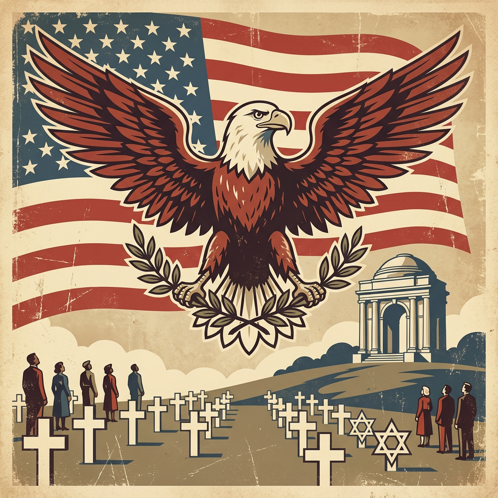 Modern Vintage Memorial Poster preview