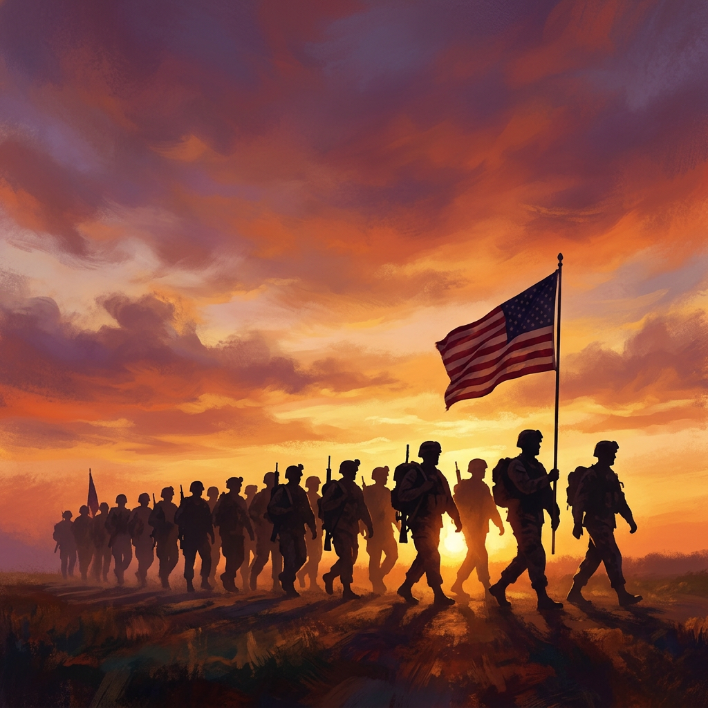 Veterans Day Sunset March preview