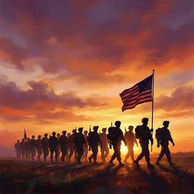 Veterans Day Sunset March preview