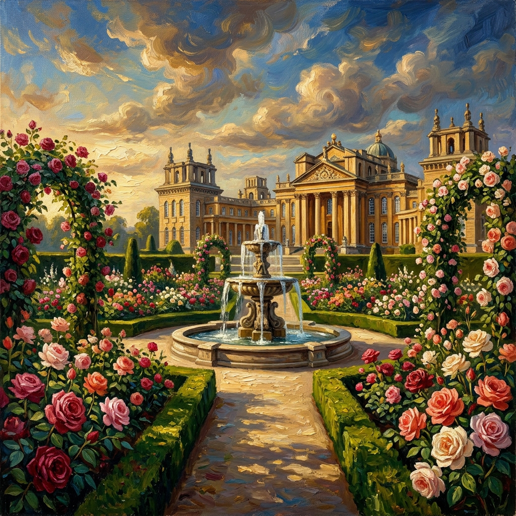 Oil Paint Royal Garden Art preview