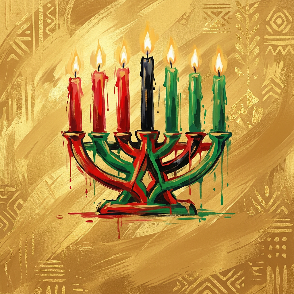 Kwanzaa Artistic Candles preview