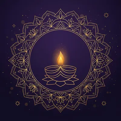 Diwali Minimalist Diya preview
