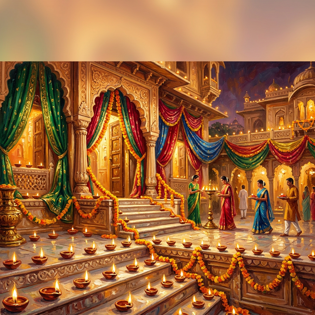 Diwali Oil Painting Celebration preview