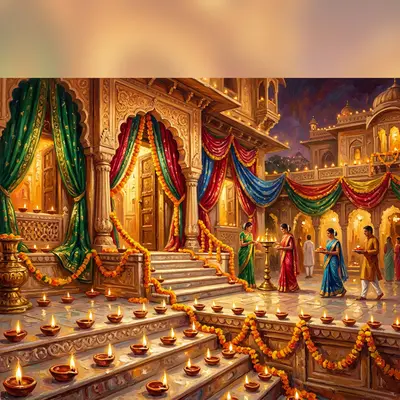 Diwali Oil Painting Celebration preview