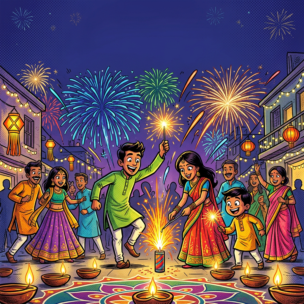Diwali Cartoon Celebration preview