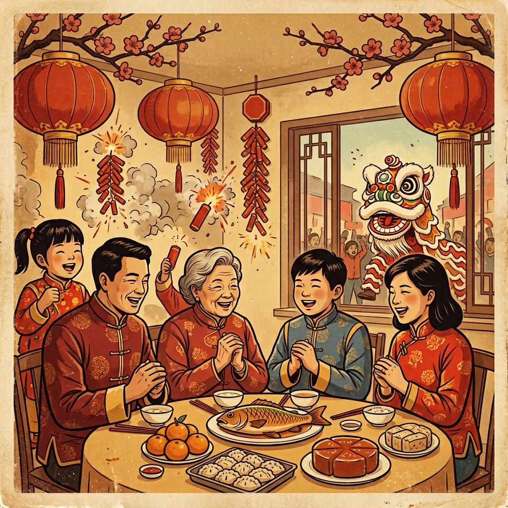 Vintage Spring Festival Poster preview