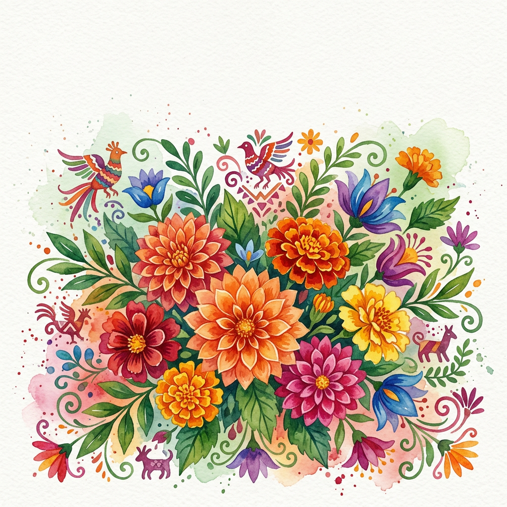 Mexican Floral Elegance preview