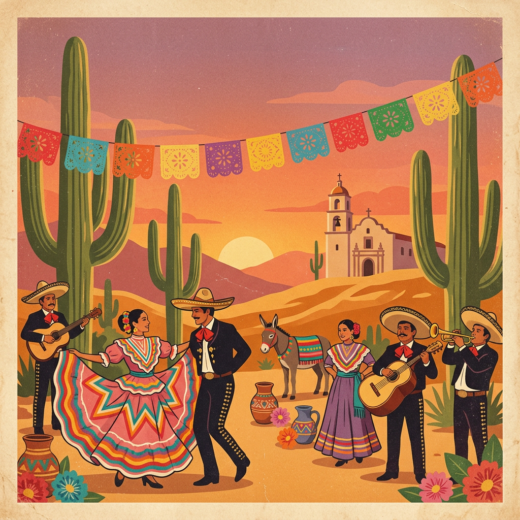 Vintage Mexican Poster Art preview