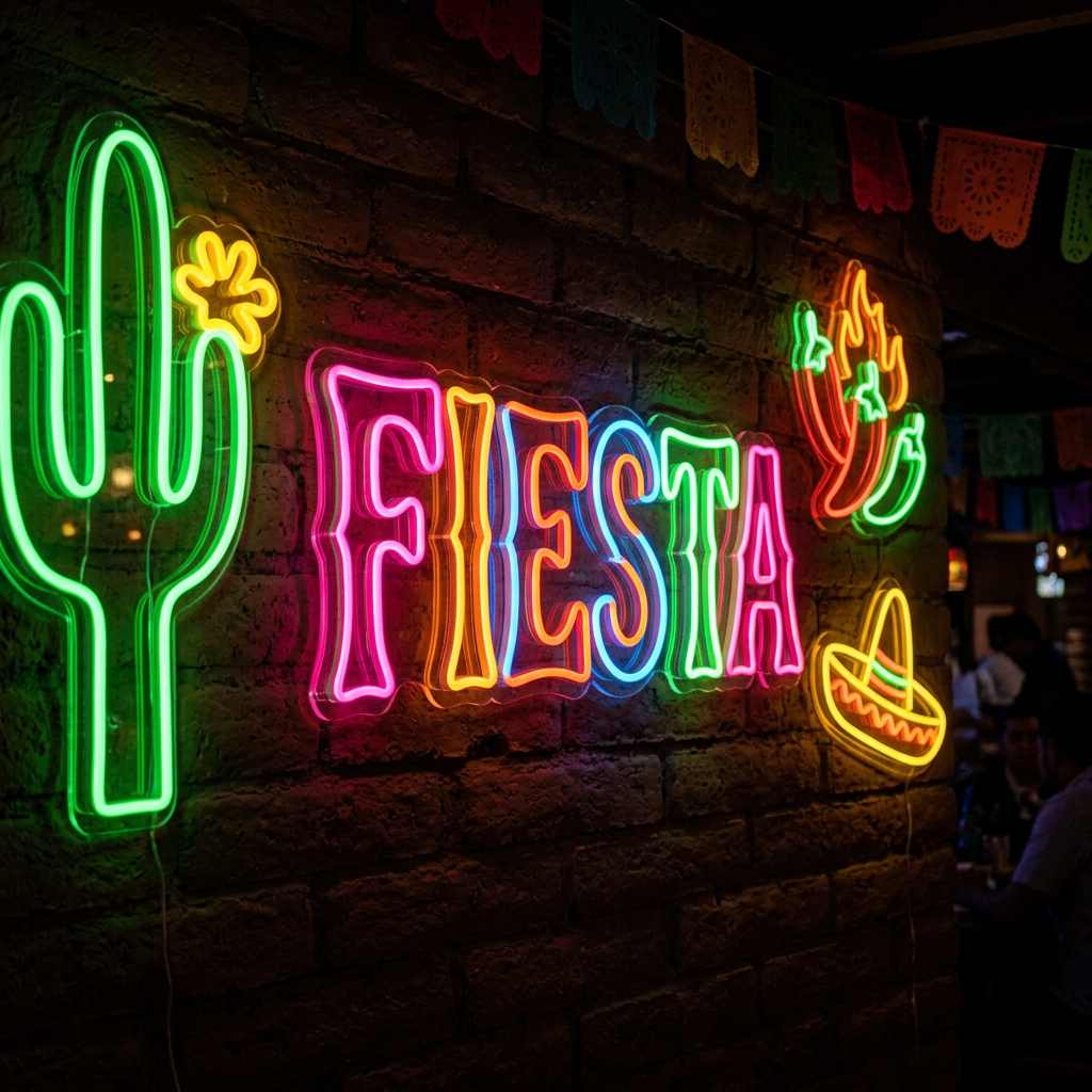 Neon Fiesta Night Art preview