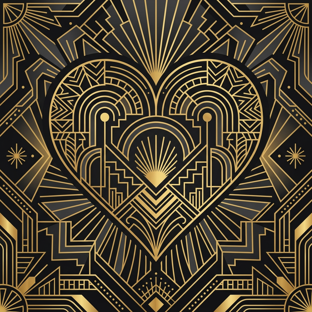 Art Deco Love Art preview