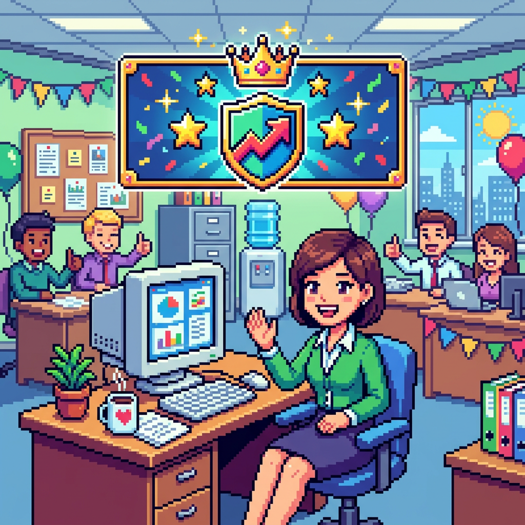 Pixel Office Hero Art preview