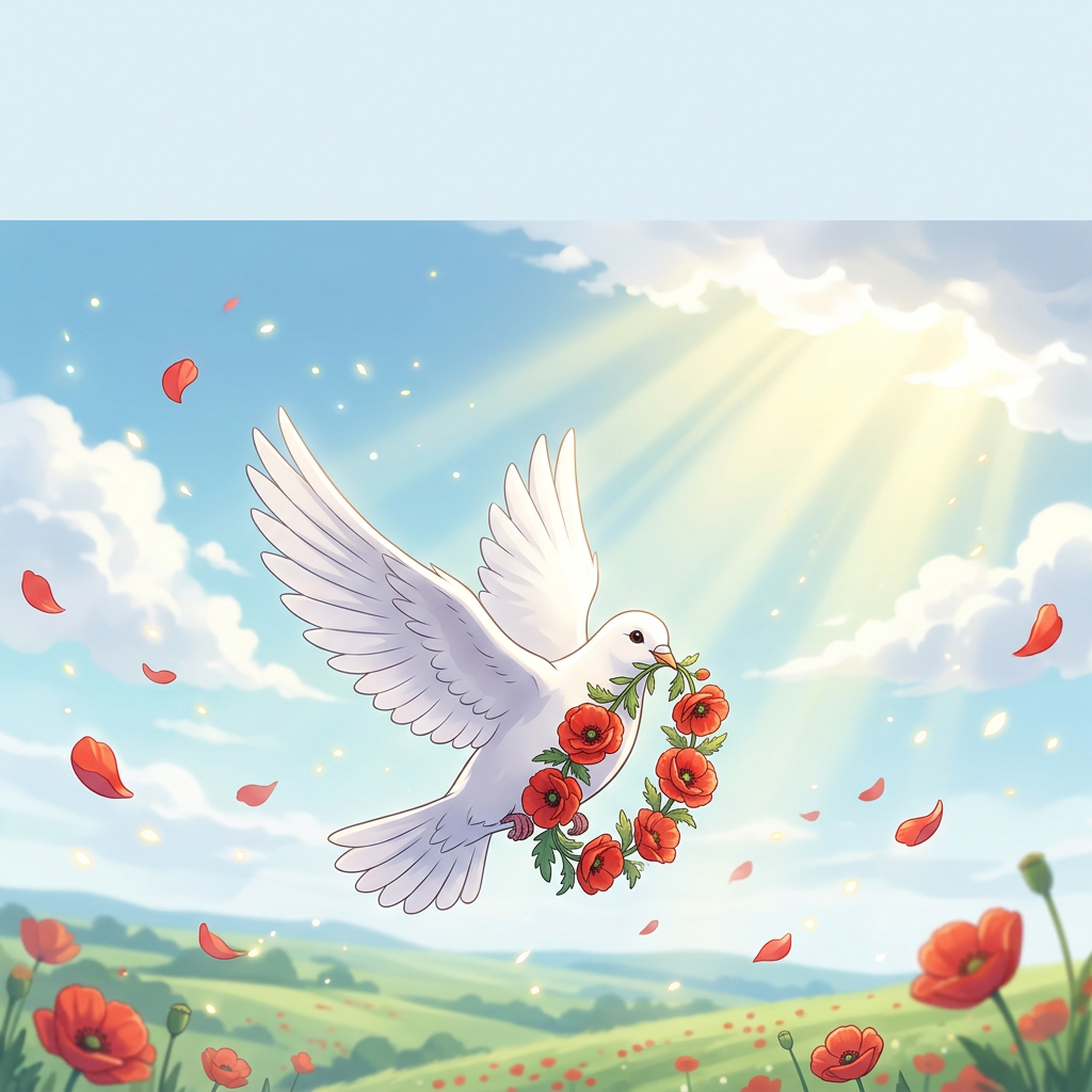Dove of Peace Poppies preview