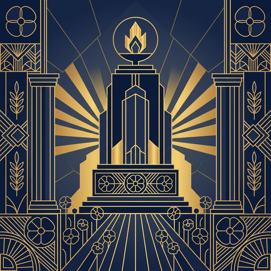 Art Deco Memorial Art preview