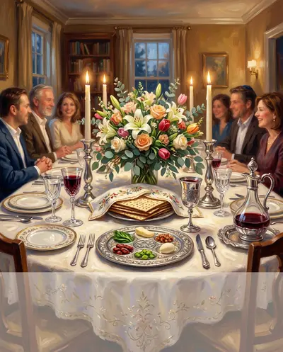 Passover Table Setting preview