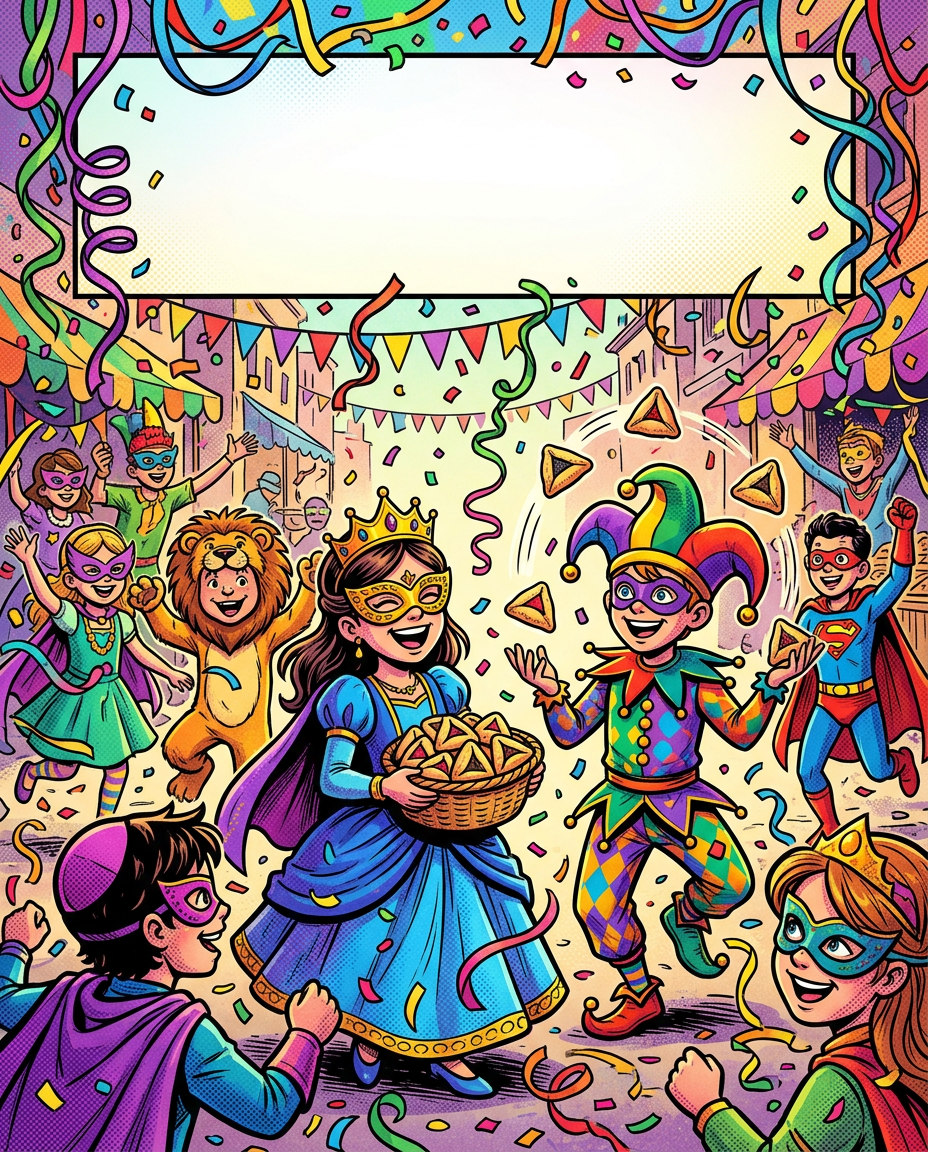 Purim Carnival Masks preview