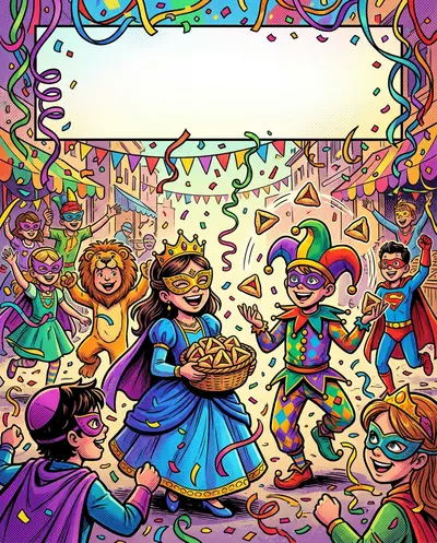 Purim Carnival Masks preview