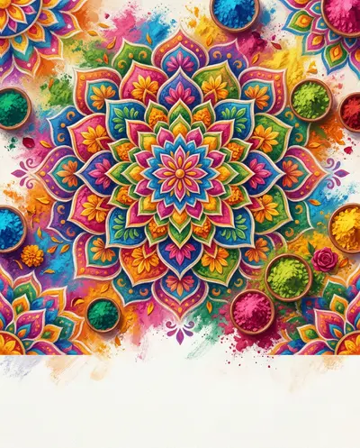 Rangoli Holi preview