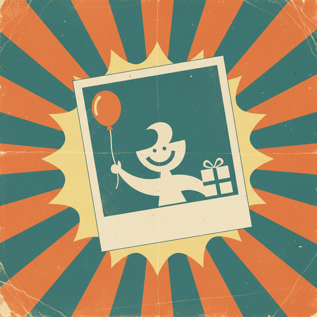 Retro Birthday Poster preview