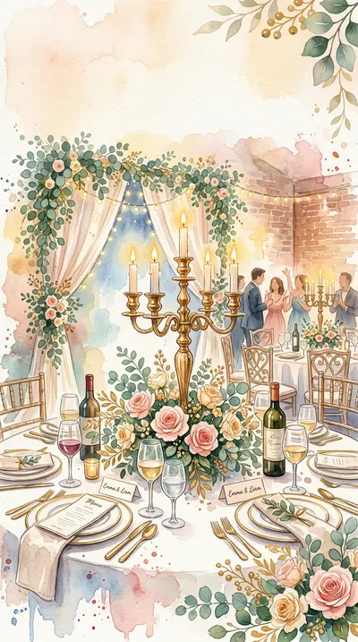 Elegant Rehearsal Dinner preview