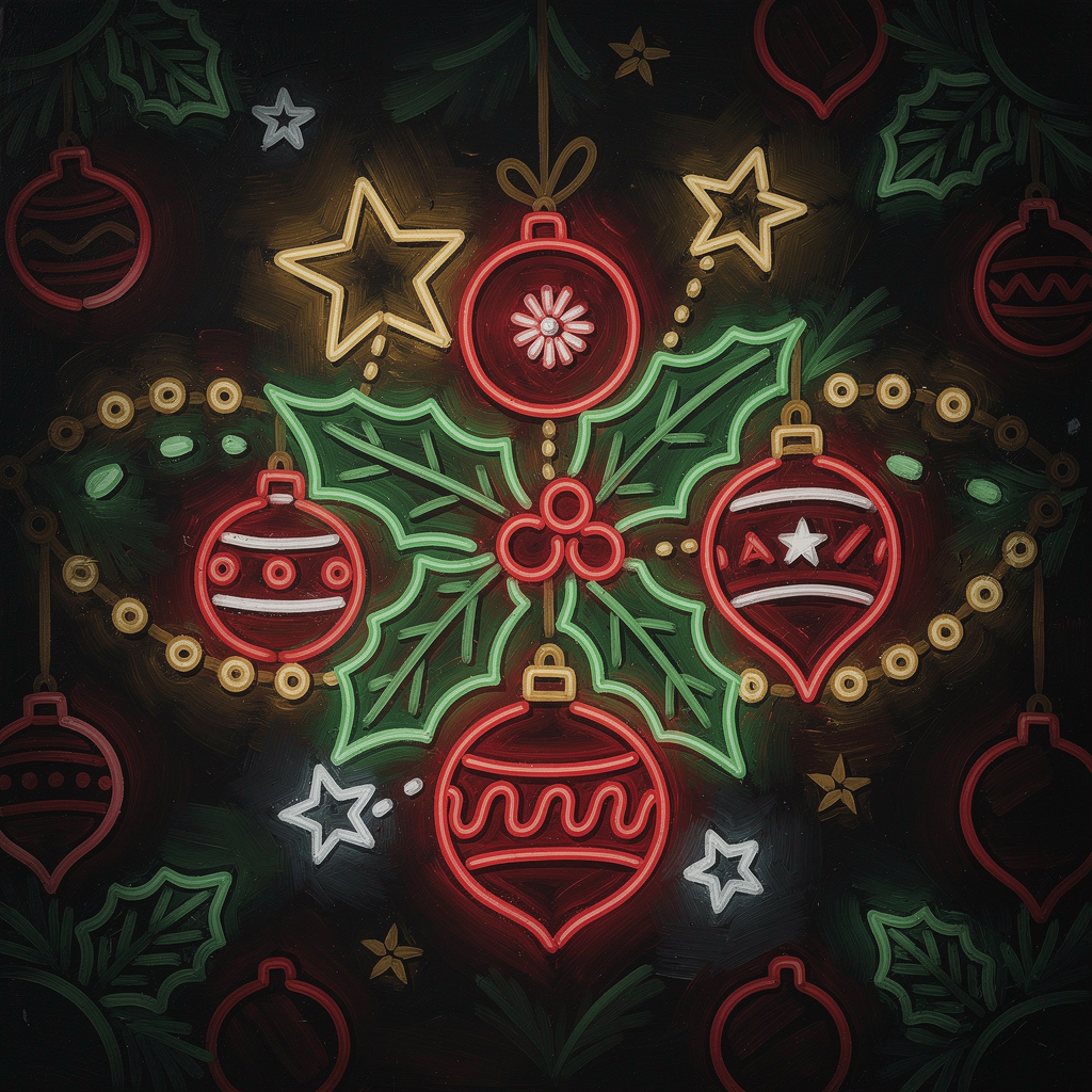 Neon Christmas Glow preview