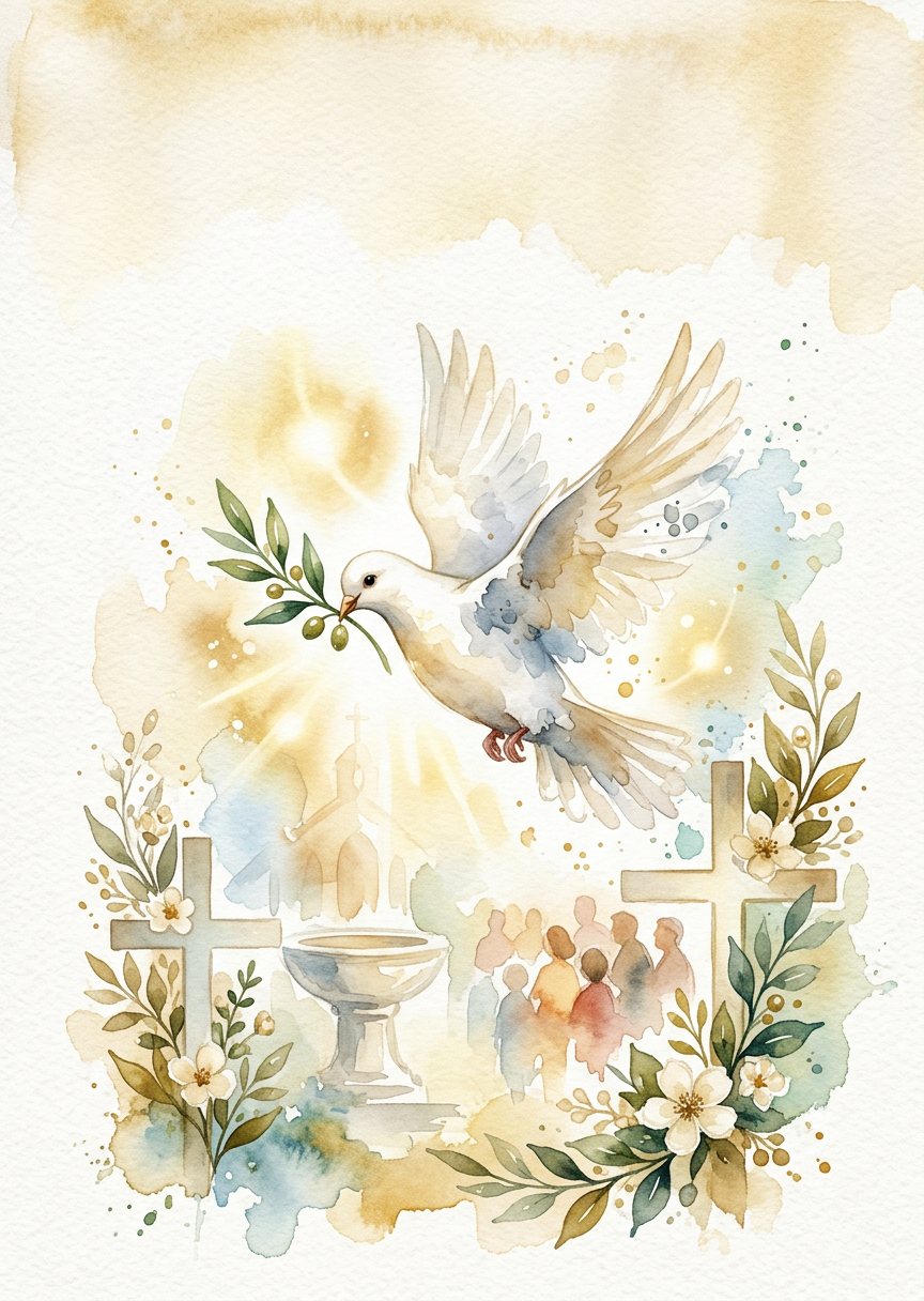 Holy Baptism Dove preview