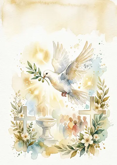 Holy Baptism Dove preview