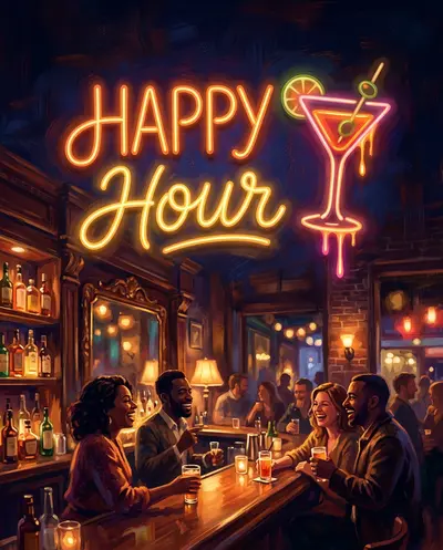 Neon Happy Hour preview