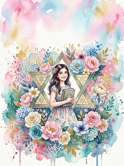 Bat Mitzvah Florals preview