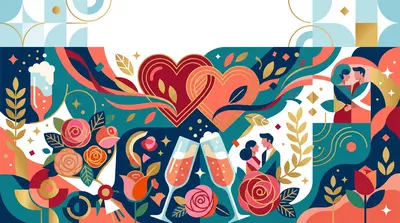 Love Anniversary Flat Design preview